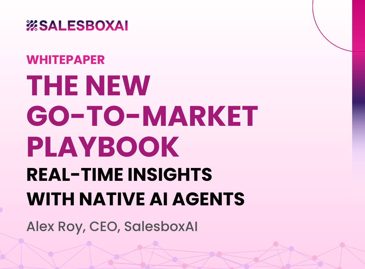 Reinventing Go-to-Market with Real-Time AI Intelligence