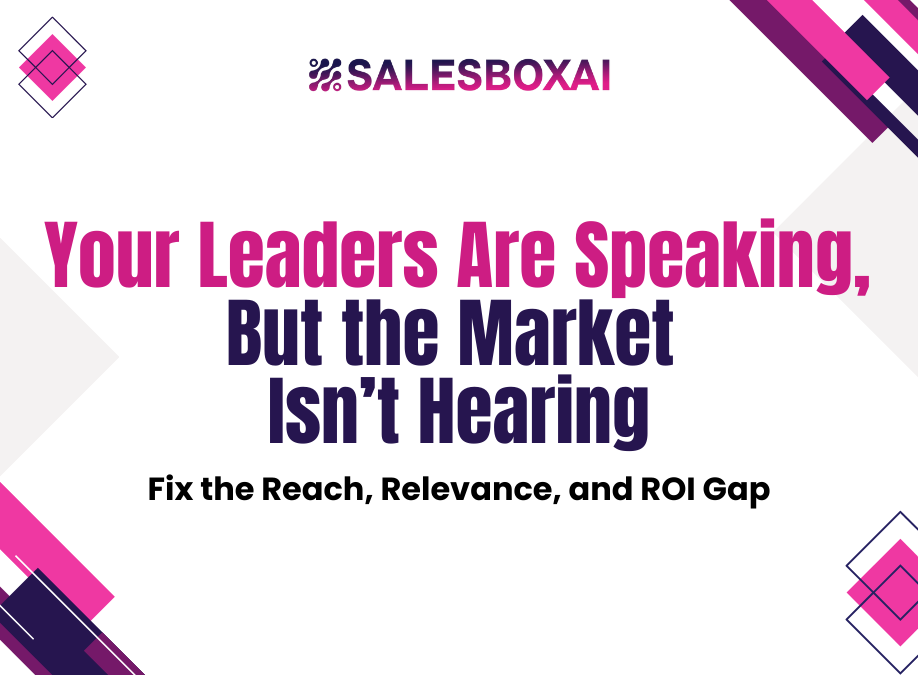 Put Your Best Ideas in Front of Buyers Who Matter